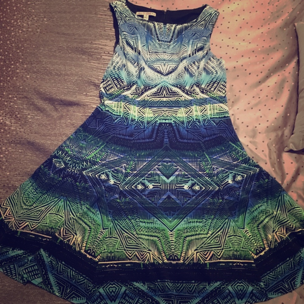 Maggy London fit and flare dress